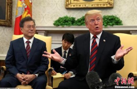 韓美總統(tǒng)通電話商討重啟無核化談判等事宜