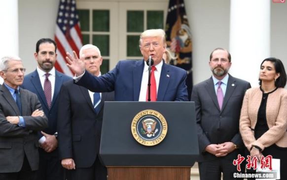 特朗普新冠肺炎檢測結果呈陰性