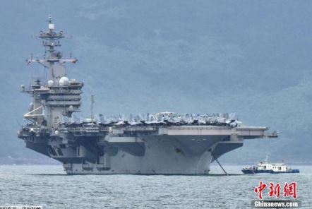 美“羅斯?！碧?hào)航母550人確診感染 3696名船員已上岸