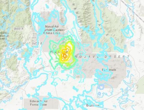 美加州發(fā)生5.5級地震