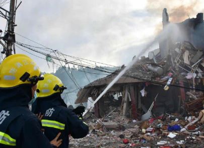 浙江溫嶺一槽罐車發(fā)生爆炸