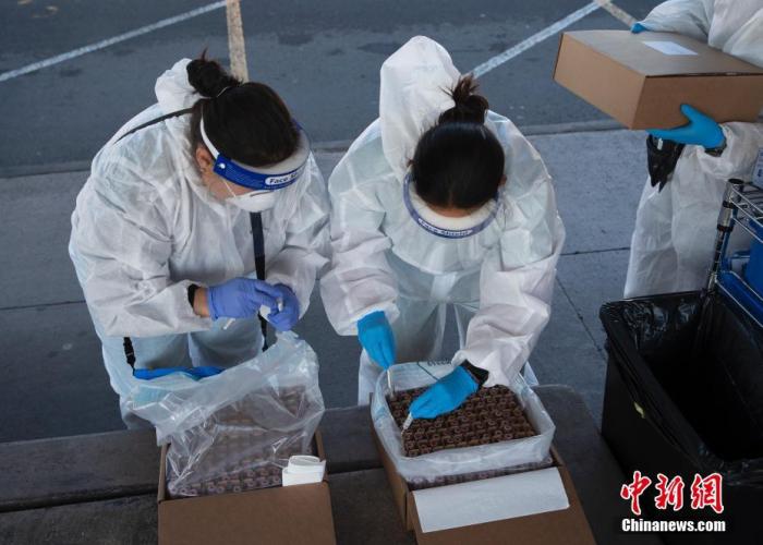 輝瑞疫苗在全美展開配送