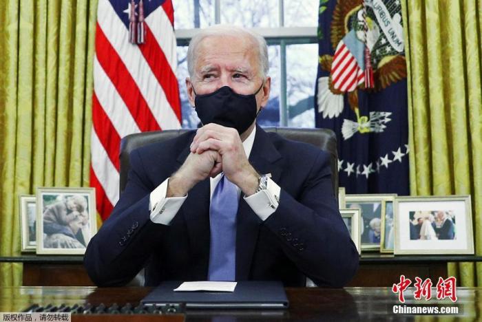 慶祝紓困法案通過 拜登：承諾兌現(xiàn)，將重建美國
