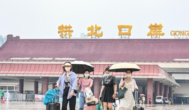 珠海拱北口岸新出境健康申報(bào)區(qū)域正式啟用