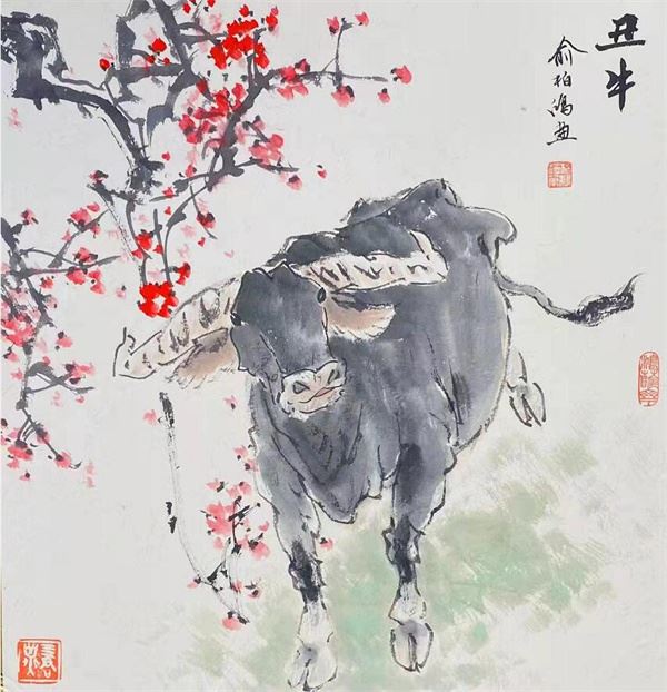 把美好融入子丑寅卯 俞柏鴻激情創(chuàng)作十二生肖圖