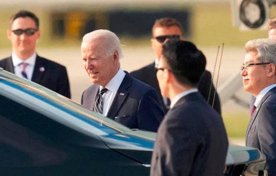 拜登訪問三星工廠期間會見韓國總統(tǒng)尹錫悅