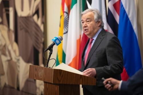 聯(lián)合國秘書長呼吁共建地球生命共同體