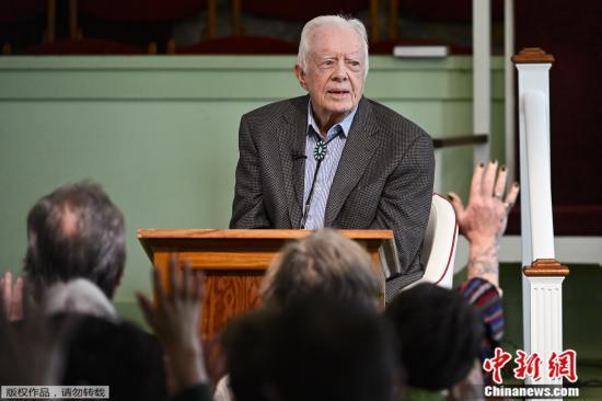 98歲美國(guó)前總統(tǒng)卡特接受臨終關(guān)懷 與家人共度最后時(shí)光