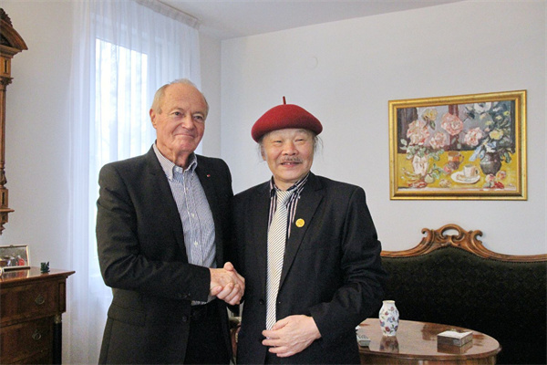 【訪問匈牙利 拜會前總理】中國書畫大師孫磊開啟歐洲藝術(shù)巡展