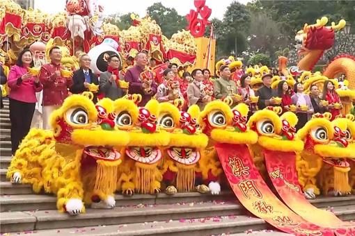 龍騰舞躍賀新春 澳門舉辦社區(qū)巡演活動歡慶龍年春節(jié)