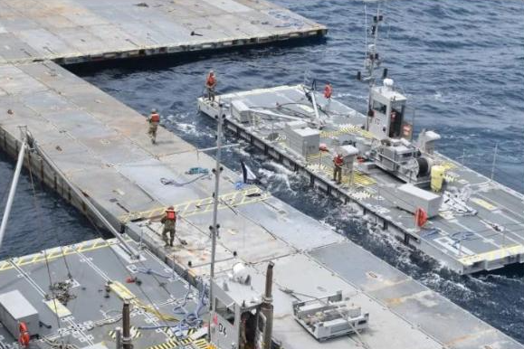 因天氣原因 美軍宣布暫停加沙地帶臨時碼頭建設