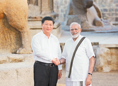 習(xí)近平會(huì)見印度總理莫迪