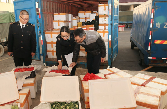 拱北海關(guān)聯(lián)手澳門(mén)市政署給澳門(mén)“菜籃子”增鮮