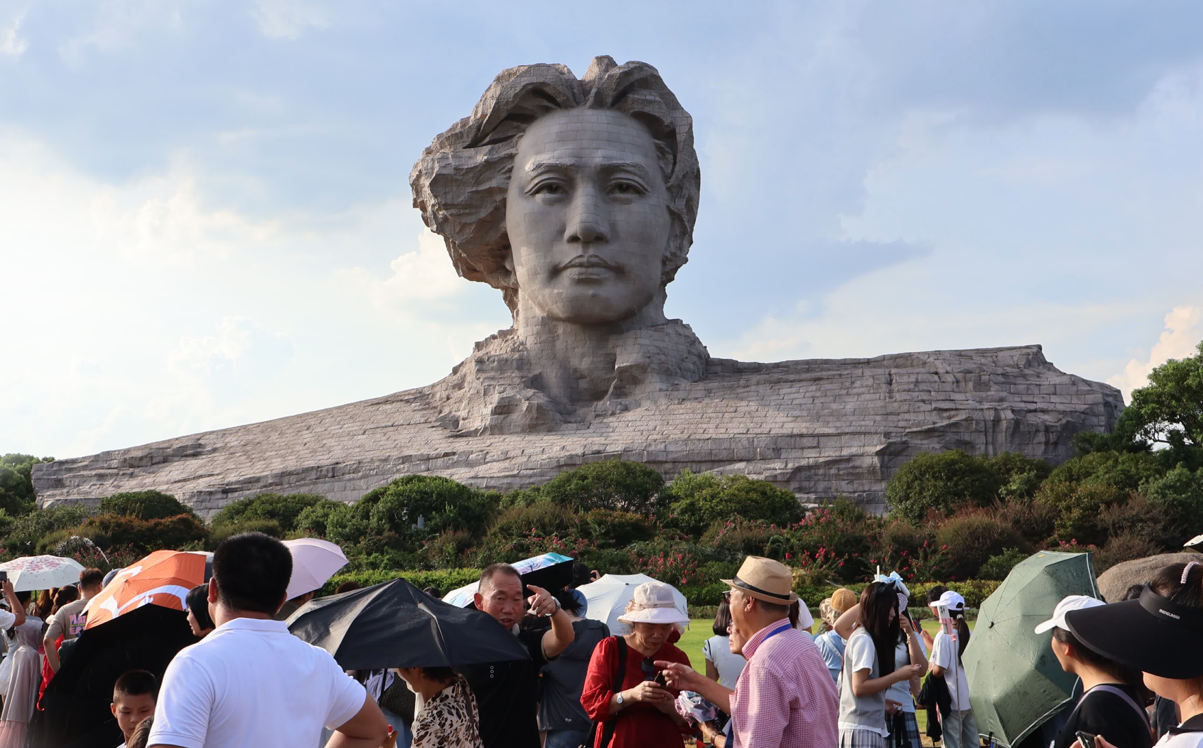 全球華文傳媒代表訪湖南橘子洲　點贊祖國好風(fēng)光